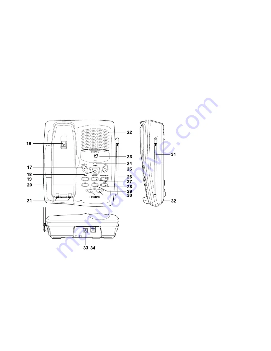 Uniden EXA2950 Owner'S Manual Download Page 5