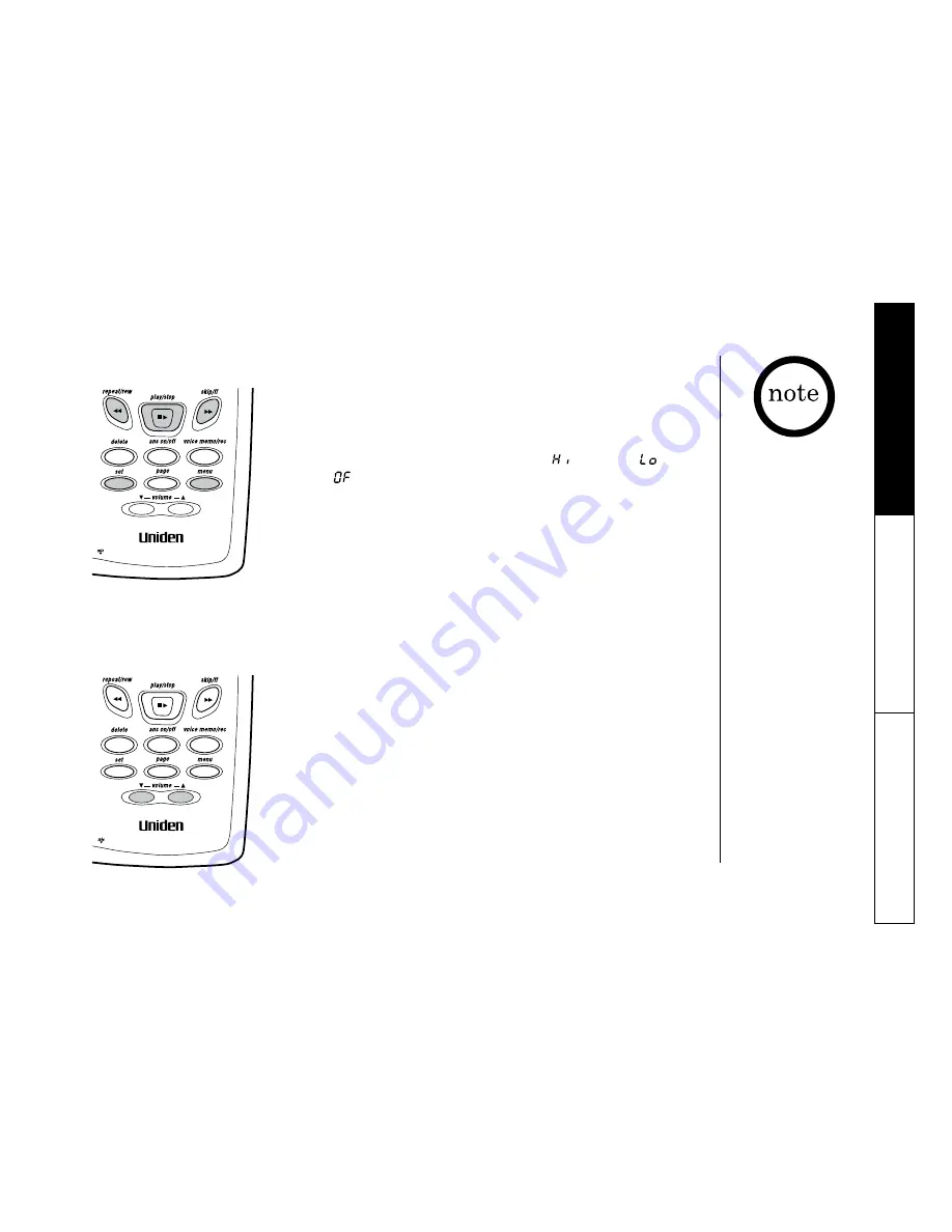 Uniden EXA2950 Owner'S Manual Download Page 27