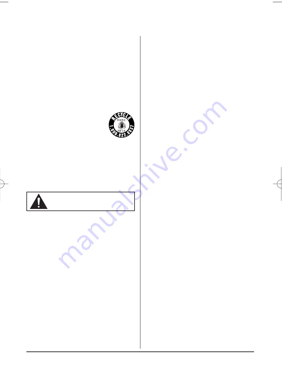 Uniden EXP370 Series (French) Manual D'Utilisation Download Page 10