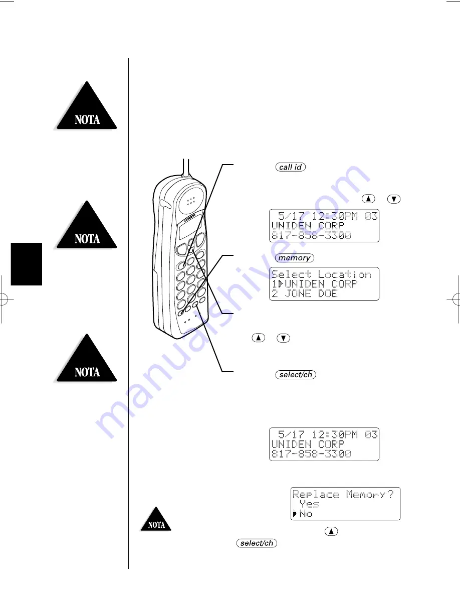 Uniden EXT 1865 Manual Del Usuario Download Page 41