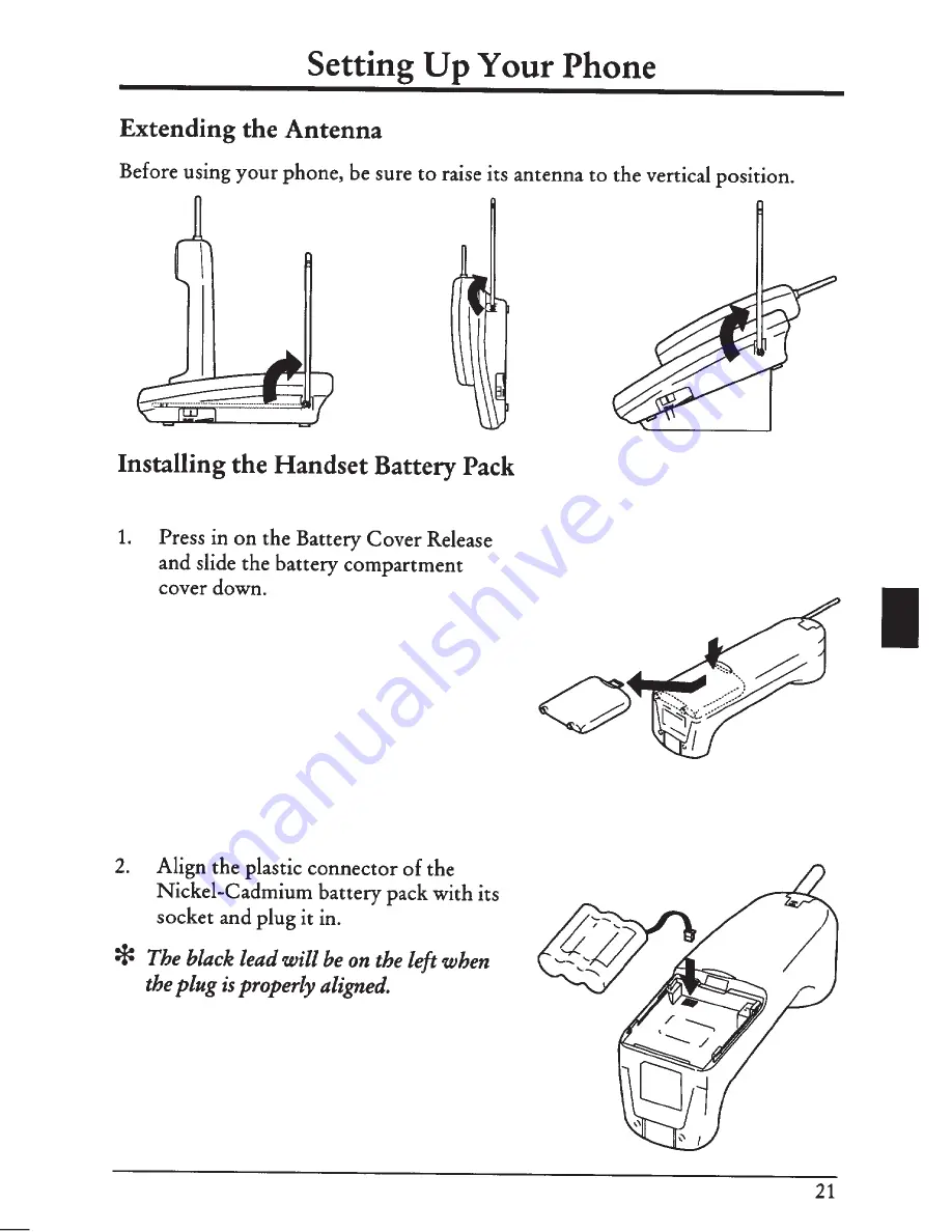 Uniden Extend-A-Phone EX945 Operating Manual Download Page 25