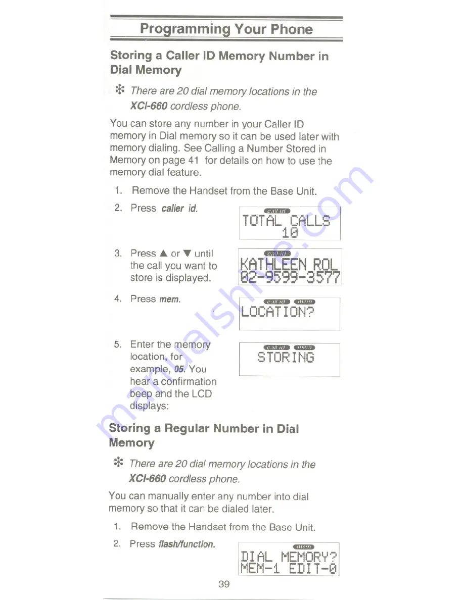 Uniden Extend-A-Phone Operating Manual Download Page 42