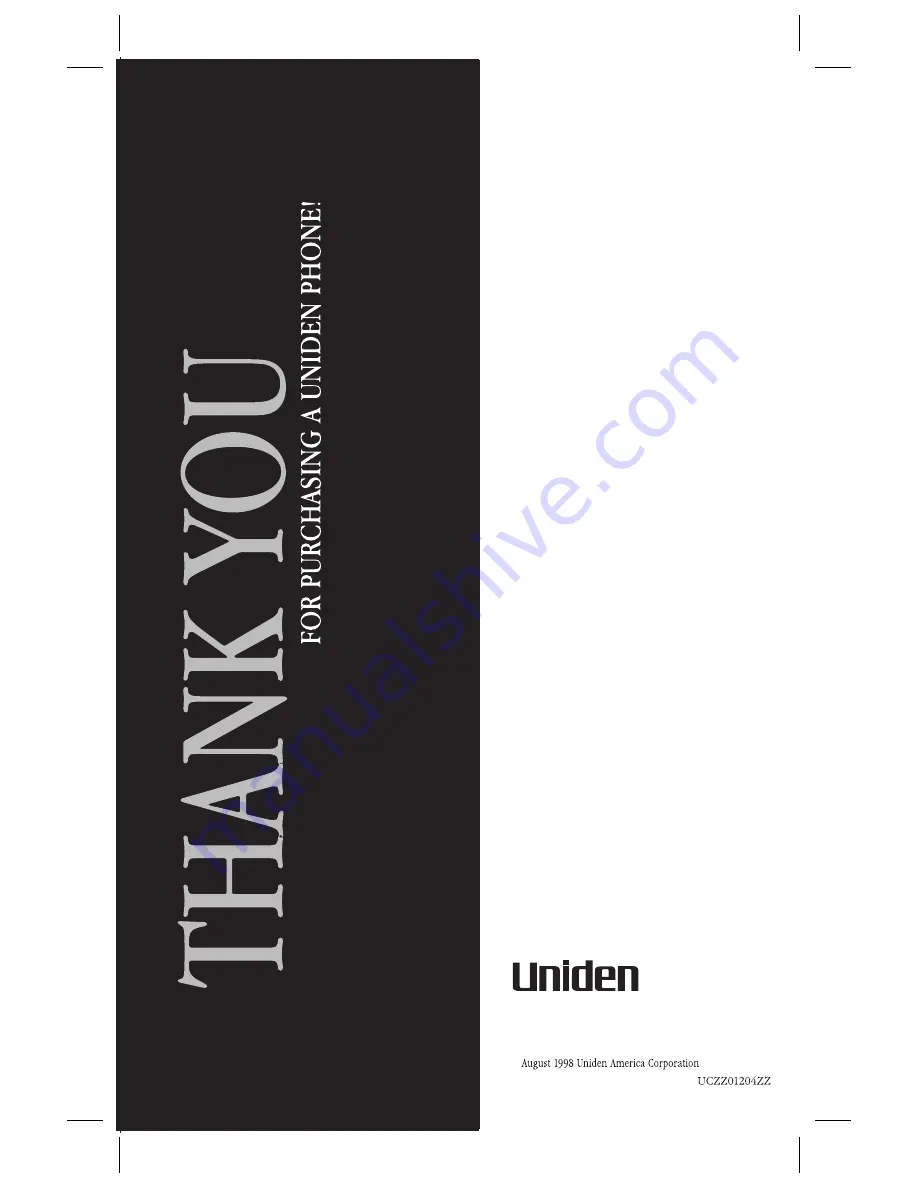 Uniden EXV 990 Owner'S Manual Download Page 36