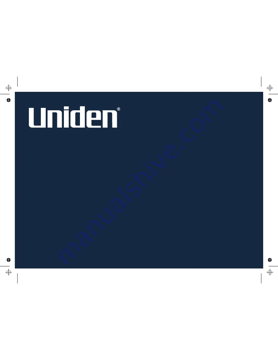 Uniden GNS8430 Owner'S Manual Download Page 1