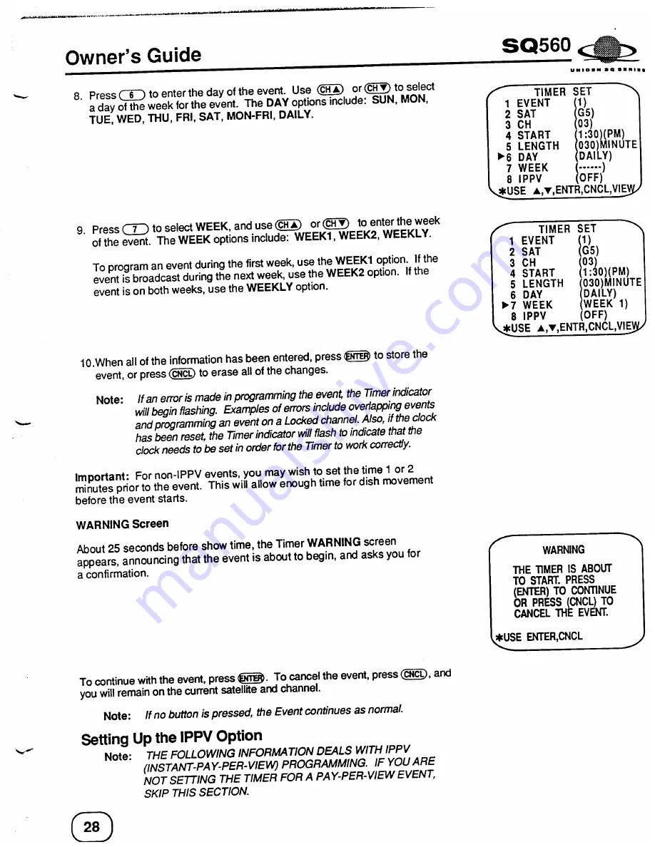 Uniden HCC9400 Owner'S Manual Download Page 26