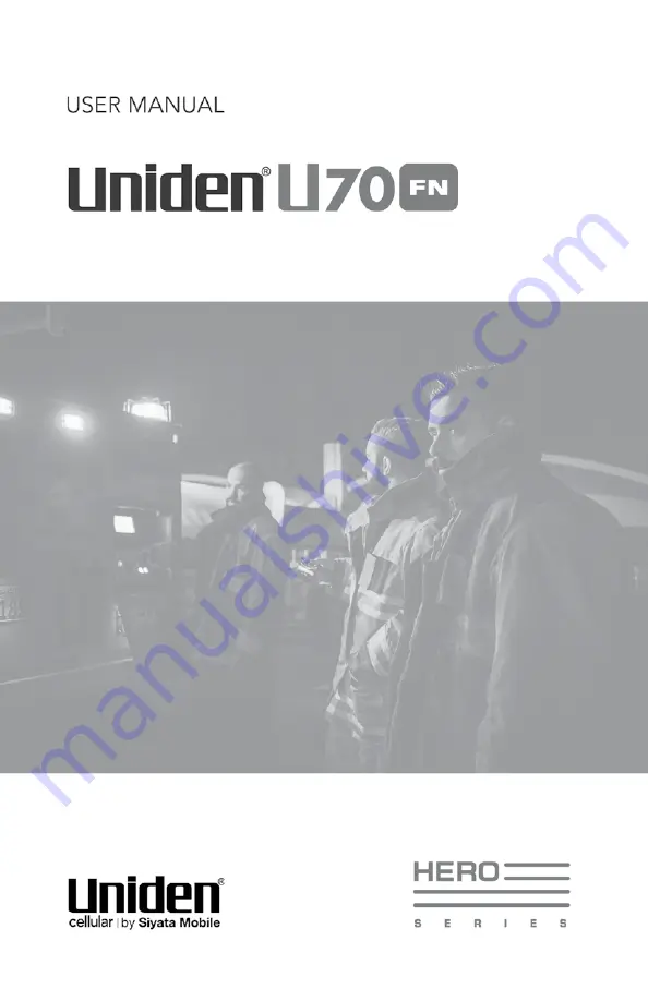 Uniden Hero Series User Manual Download Page 1