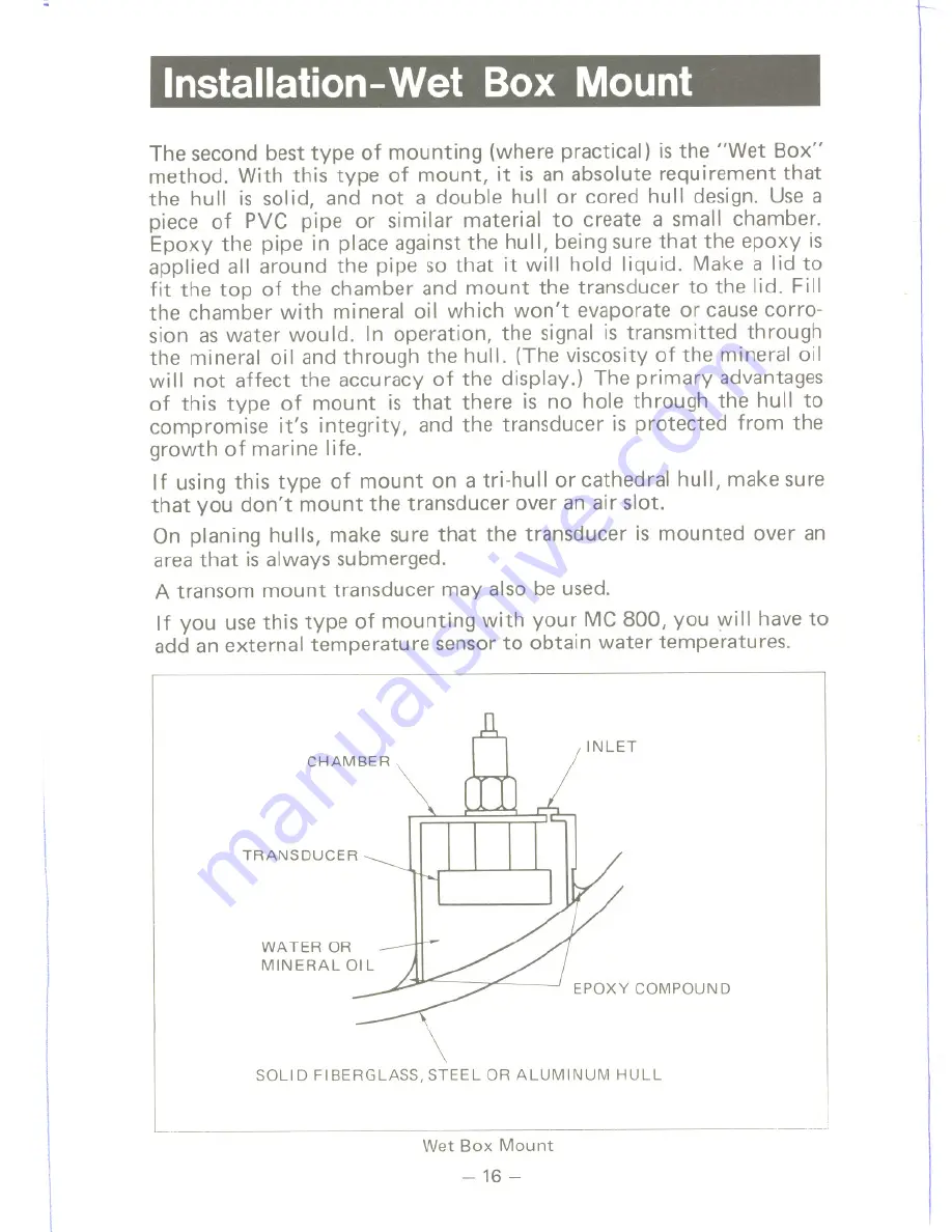 Uniden MC 800 User Manual Download Page 19