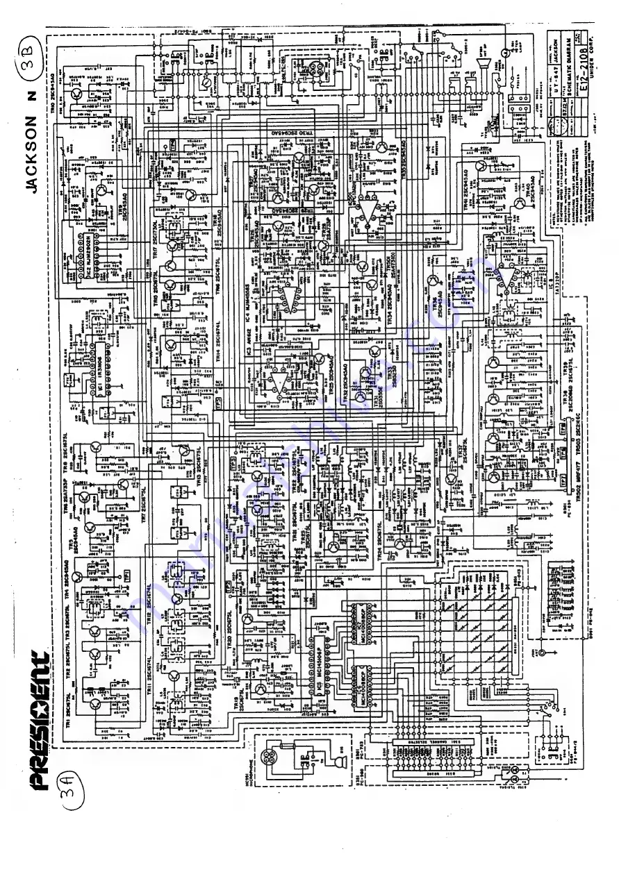 Uniden PRESIDENT JACKSON Service Manual Download Page 37