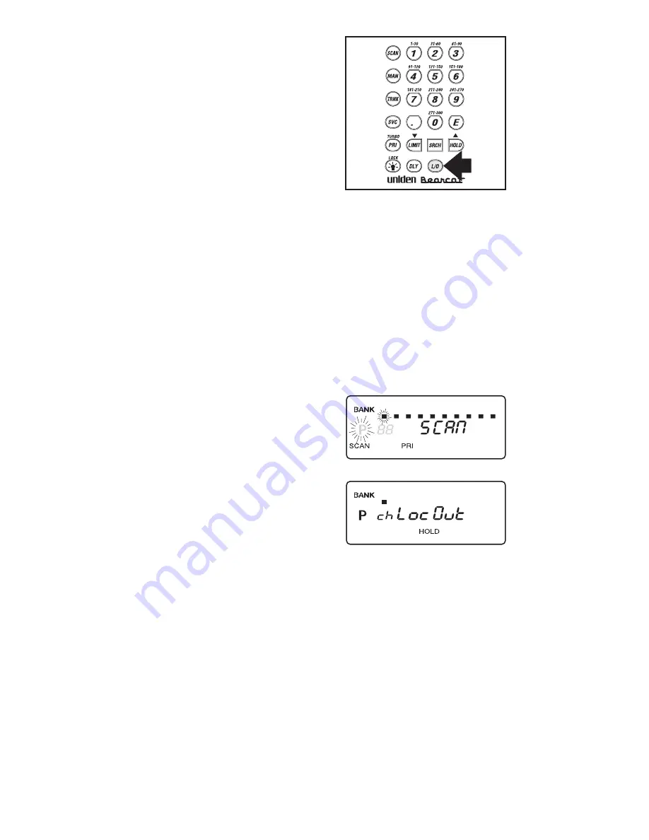 Uniden scanning radio Manual Download Page 25