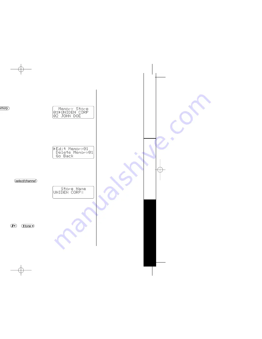 Uniden T R U 346 Owner'S Manual Download Page 25