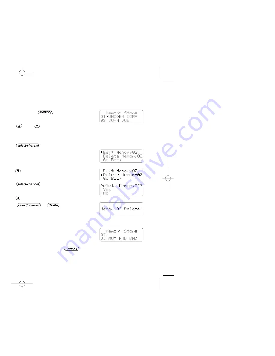 Uniden T R U 346 Owner'S Manual Download Page 28