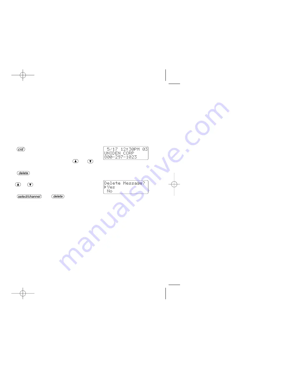 Uniden T R U 346 Owner'S Manual Download Page 34