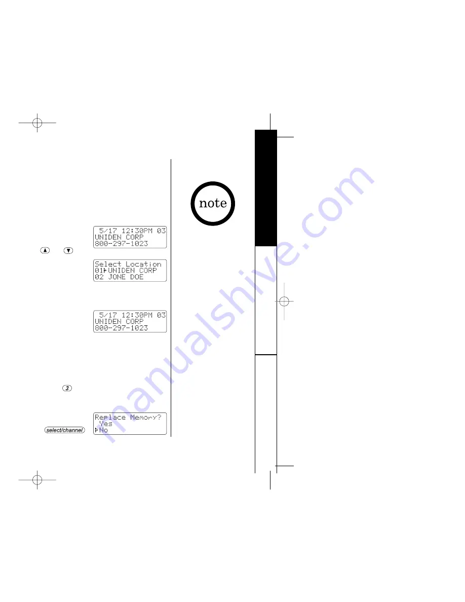 Uniden T R U 346 Owner'S Manual Download Page 37