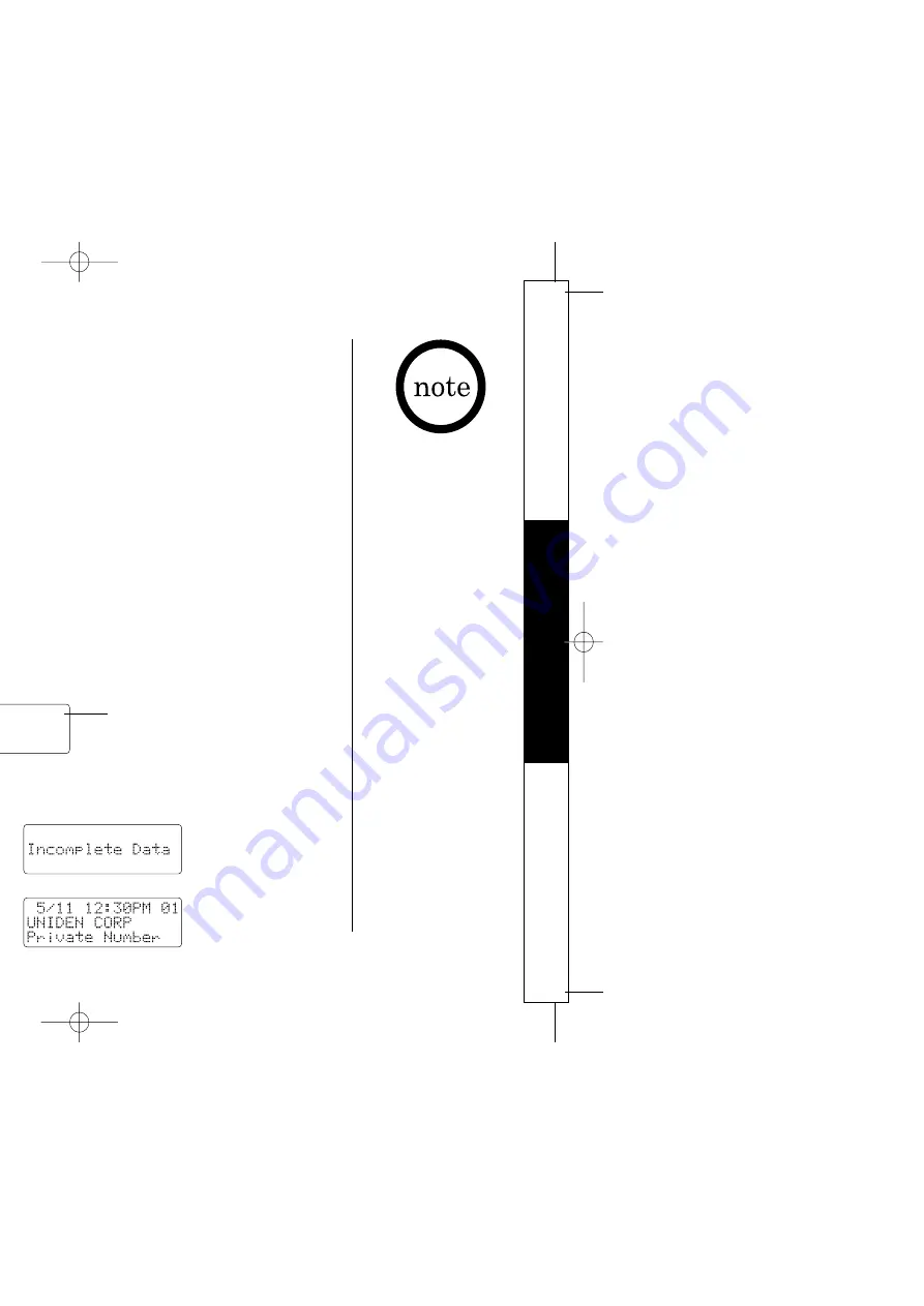 Uniden TRU 3485 Owner'S Manual Download Page 33