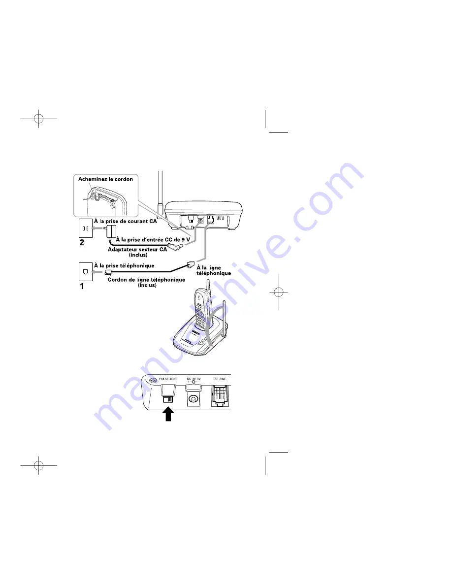 Uniden TRU341 - TRU 341 Cordless Phone Manual D'Utilisation Download Page 10