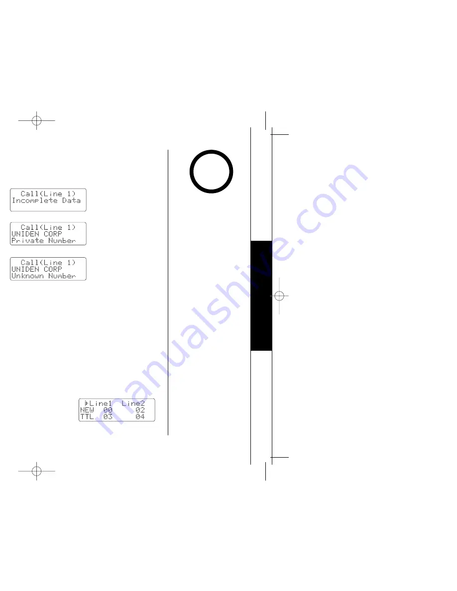 Uniden TRU3466 Owner'S Manual Download Page 39