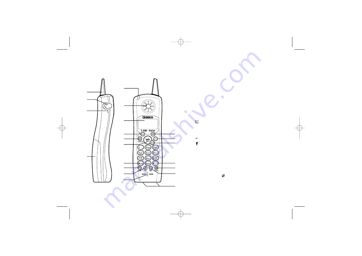 Uniden X2.4GHz Скачать руководство пользователя страница 8