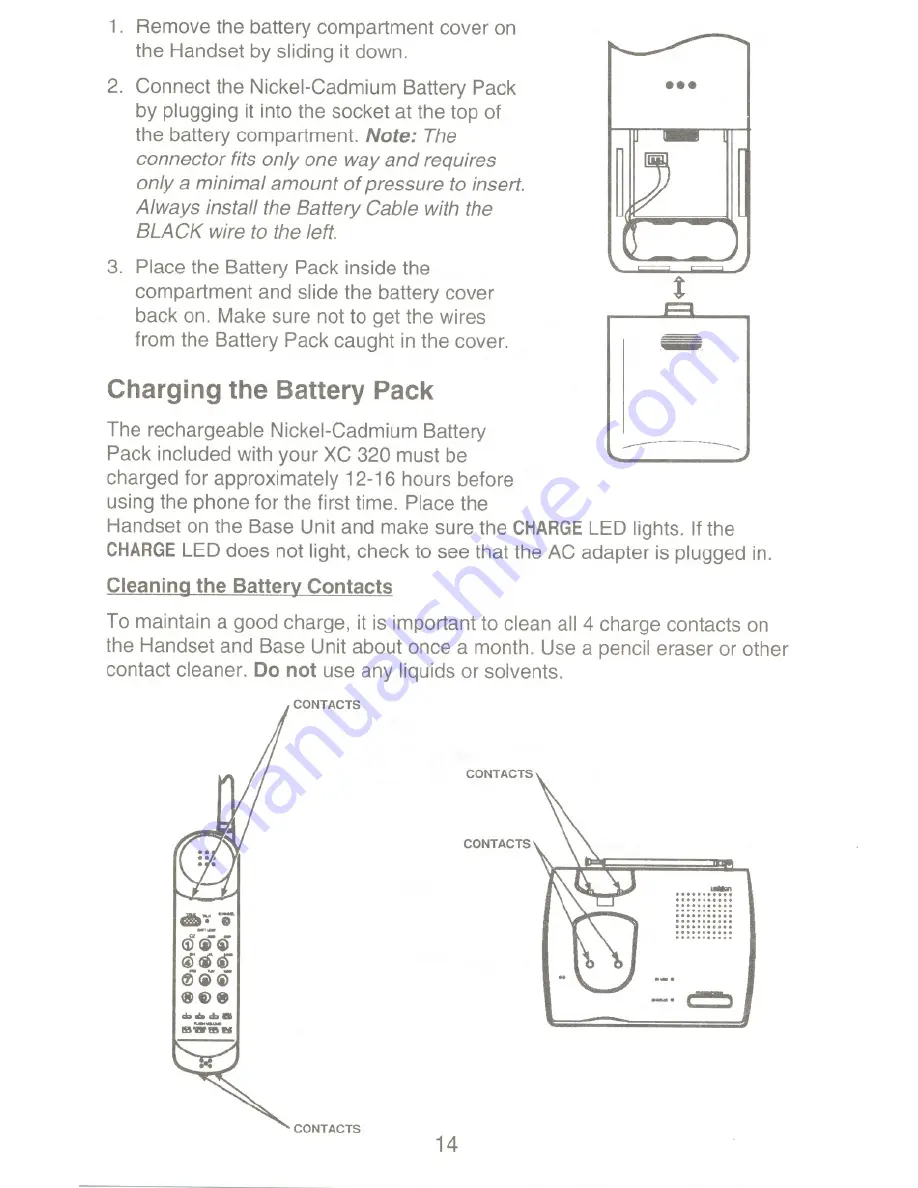 Uniden XC 320 Operating Manual Download Page 15