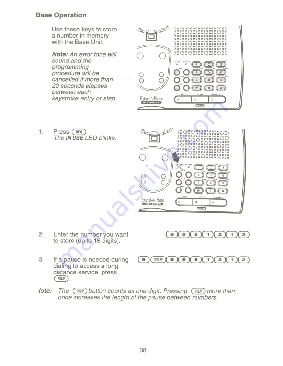 Uniden XC345 Operating Manual Download Page 42