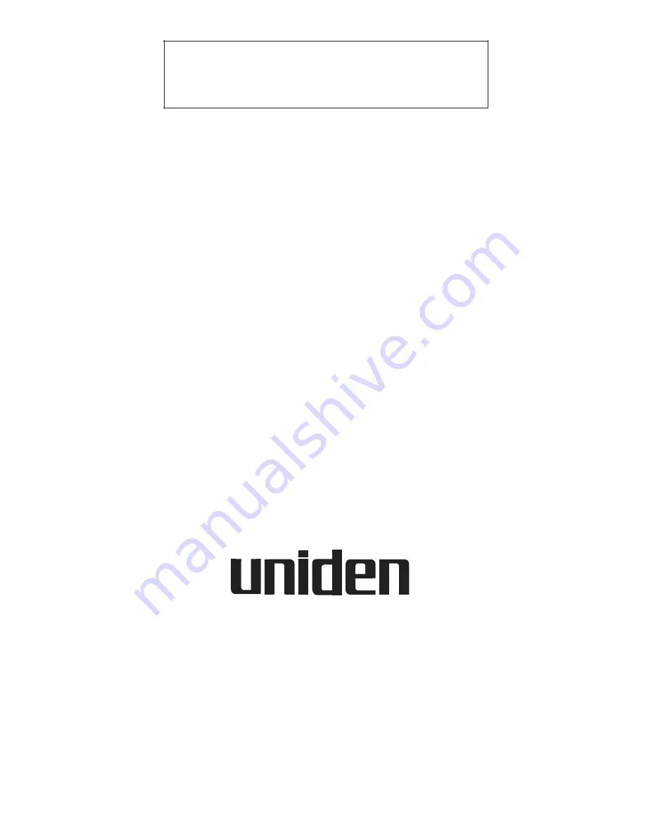 Uniden XC600/700 Owner'S Manual Download Page 46