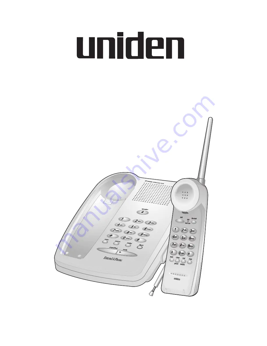 Uniden XC645 User Manual Download Page 44