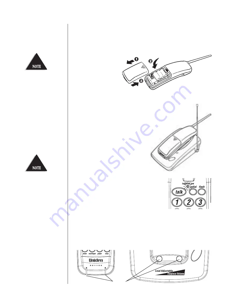 Uniden XS610 Owner'S Manual Download Page 11