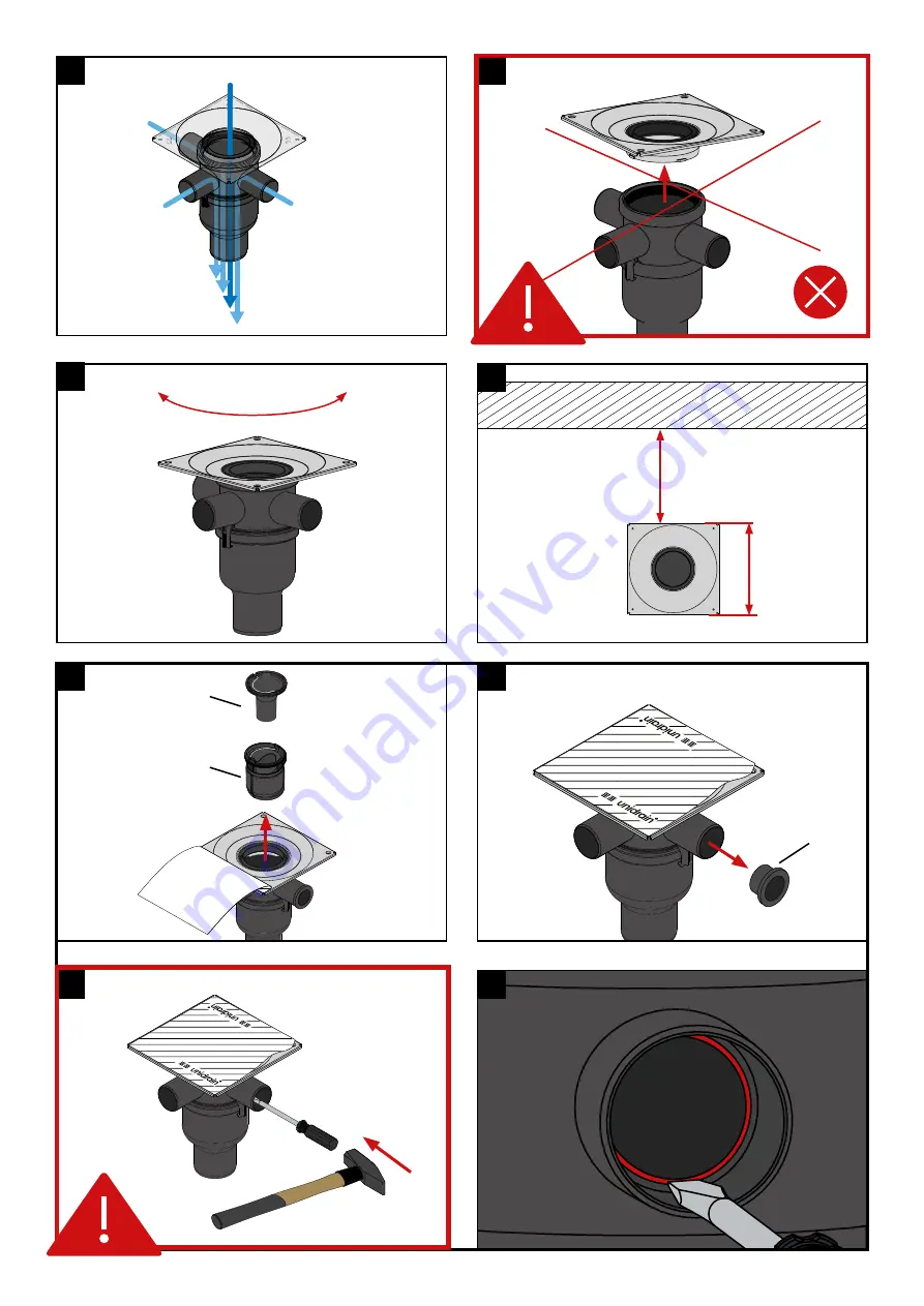 unidrain 8024.0075 Installation Manual Download Page 7