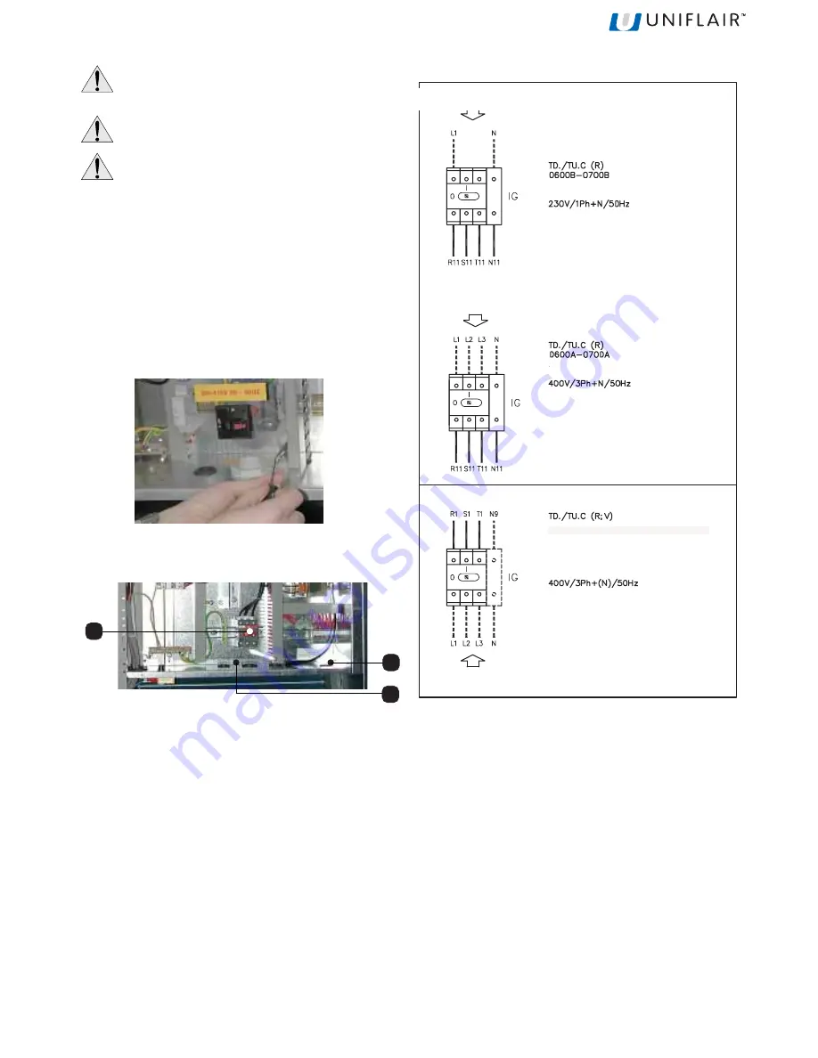 Uniflair LEONARDO EVOLUTION TDAR 511A Installation Manual Download Page 49