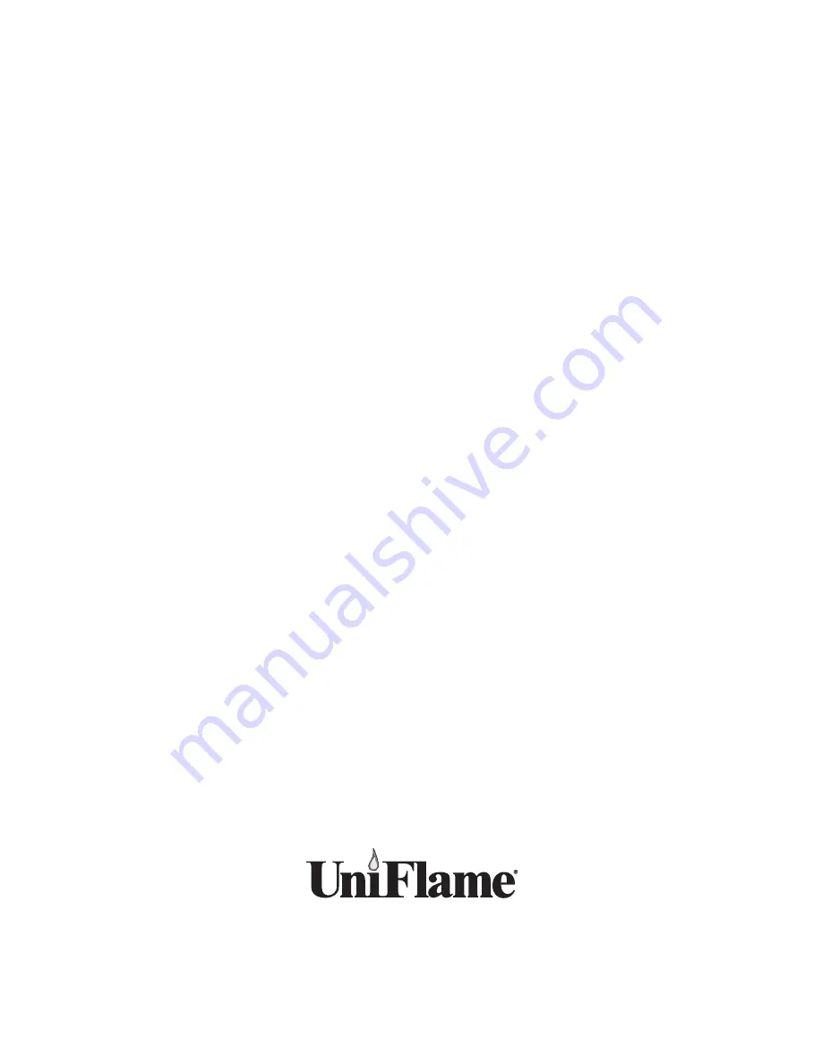 Uniflame BC3121 Owner'S Manual Download Page 24