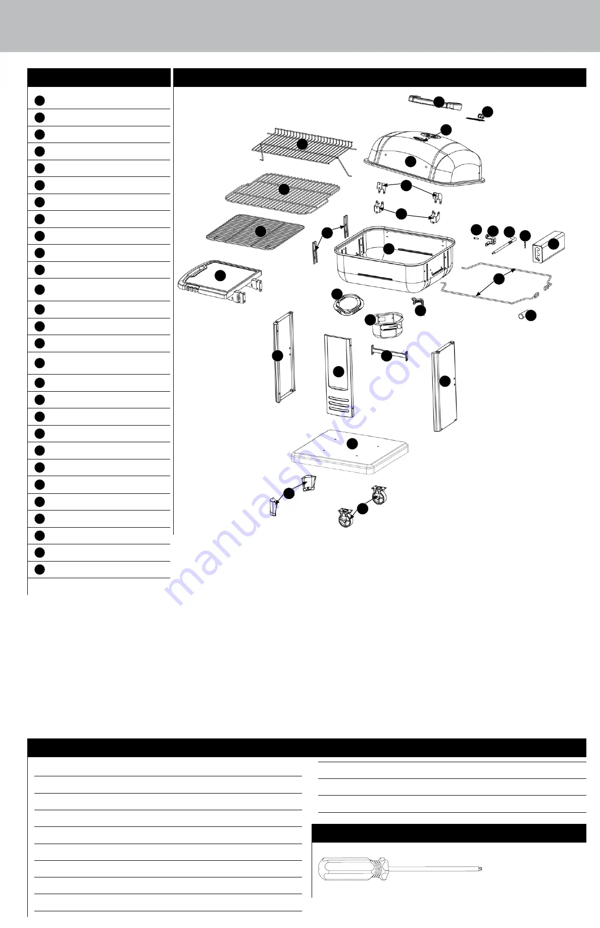 Uniflame CBC1238W-C Owner'S Manual Download Page 3