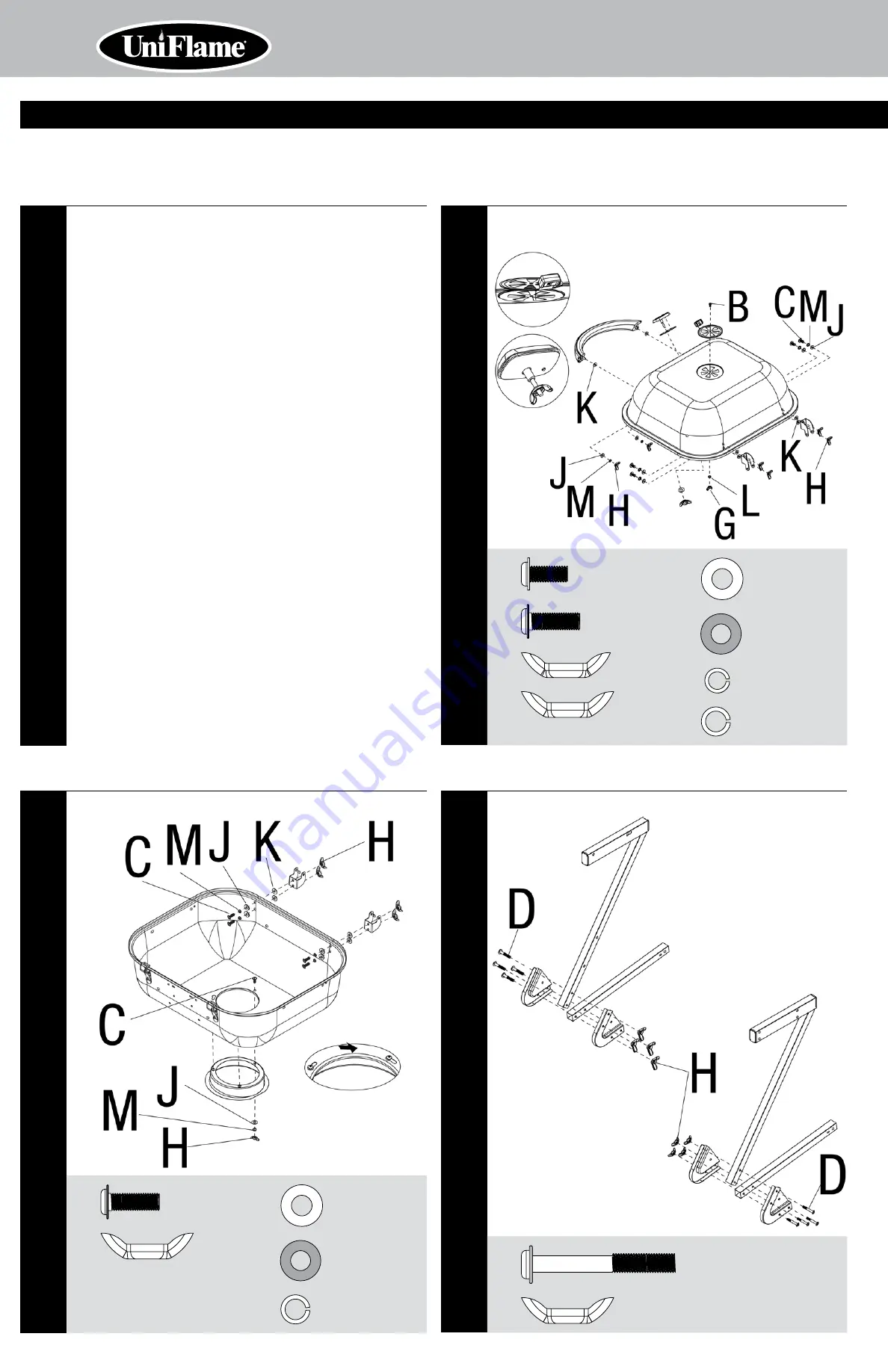 Uniflame CBC1255SP Owner'S Manual Download Page 4