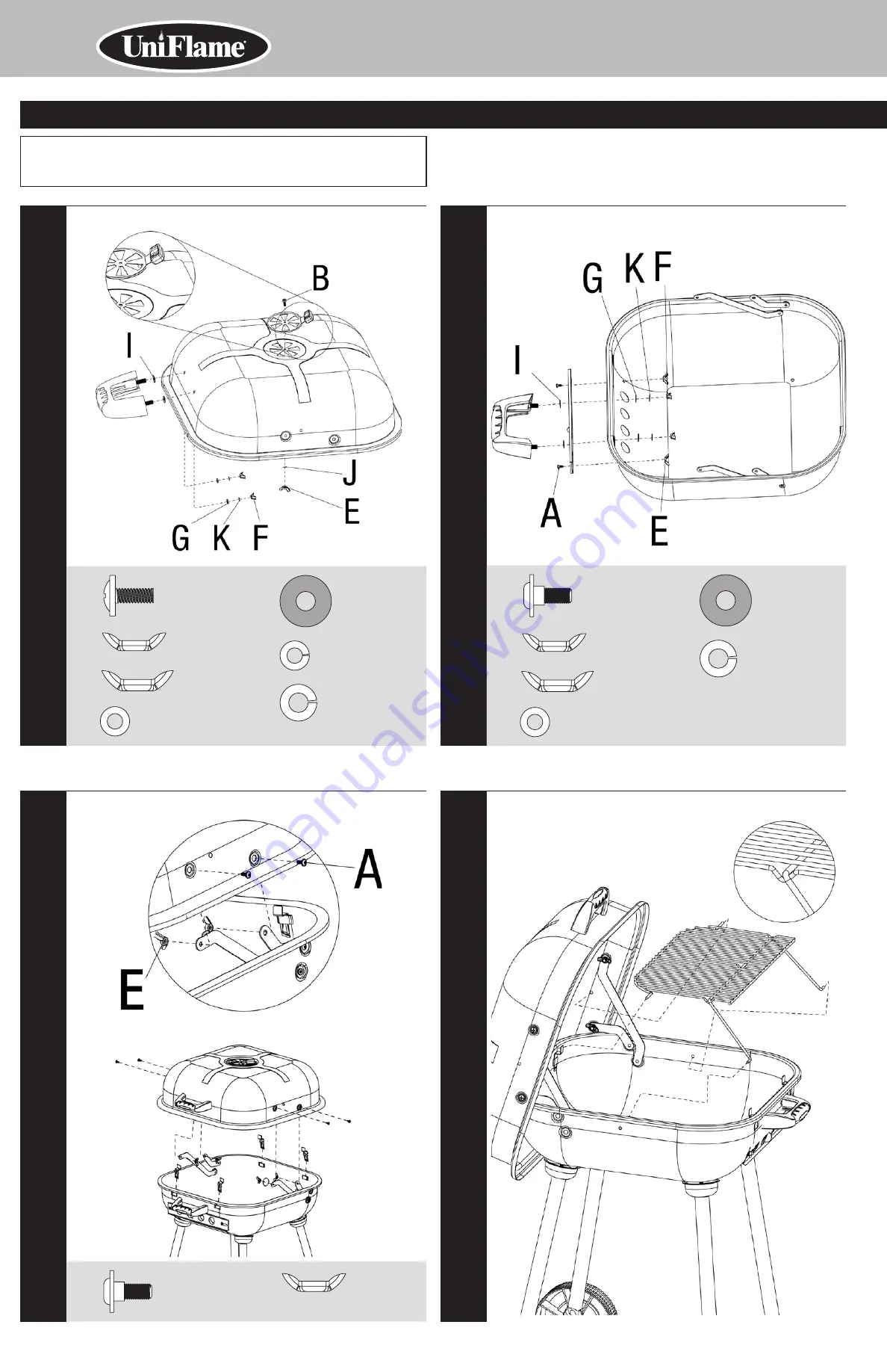 Uniflame CBC700W Owner'S Manual Download Page 4