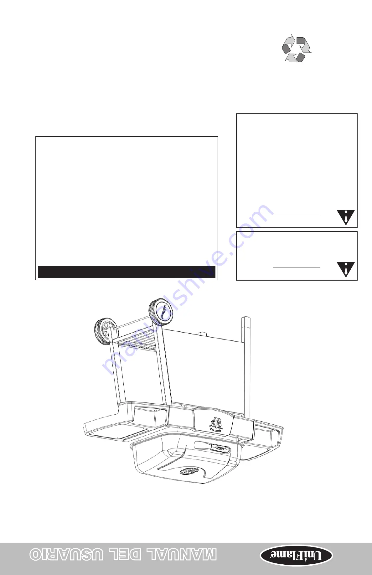 Uniflame CBC842W Owner'S Manual Download Page 20