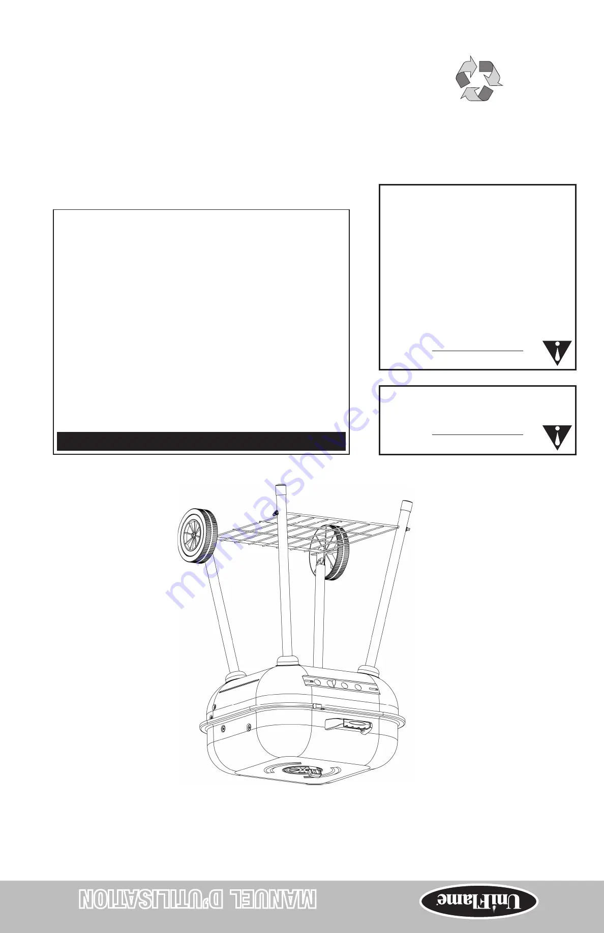 Uniflame CBC900W-C Owner'S Manual Download Page 16