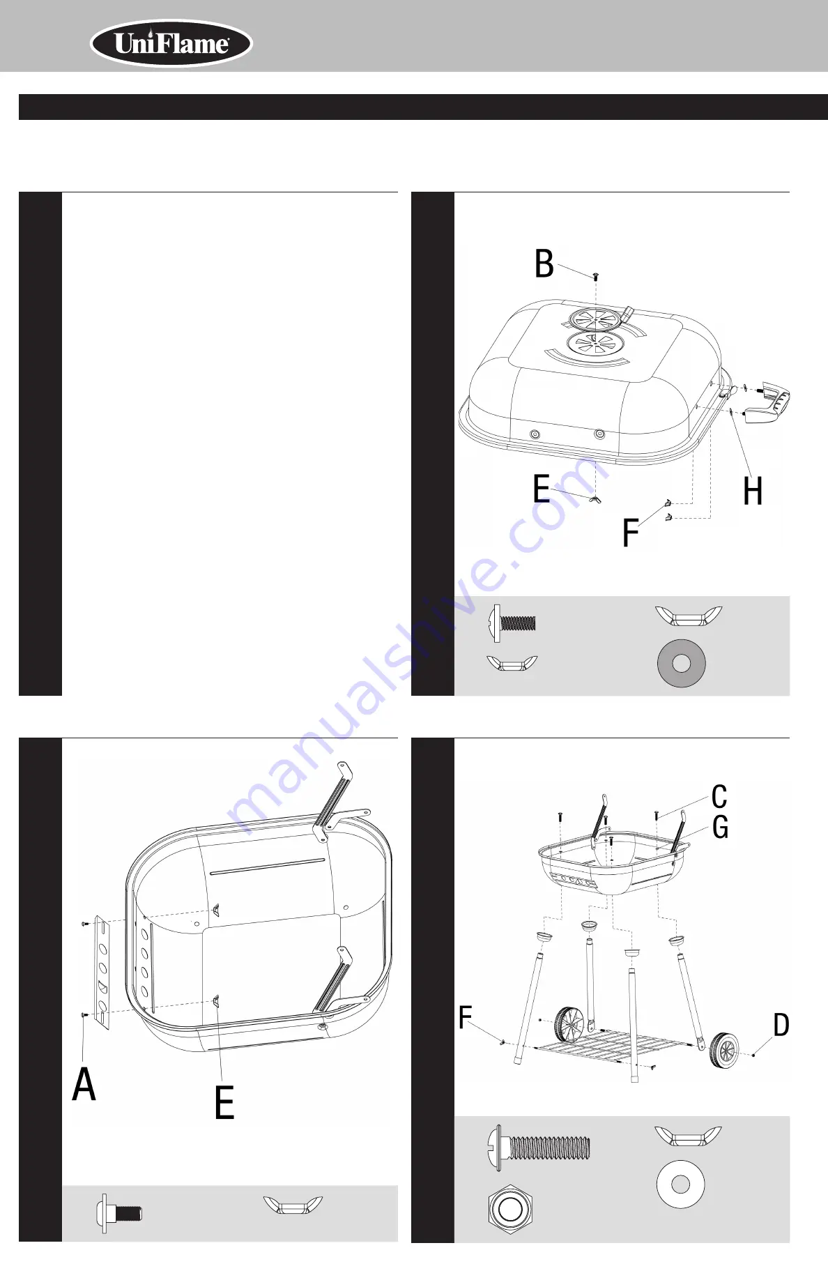 Uniflame CBC900W Owner'S Manual Download Page 4