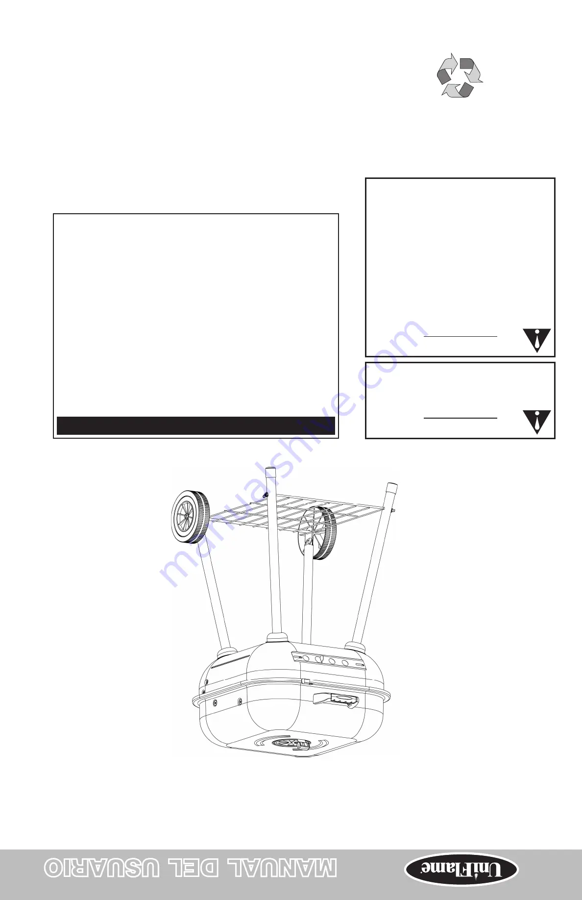 Uniflame CBC900W Owner'S Manual Download Page 16