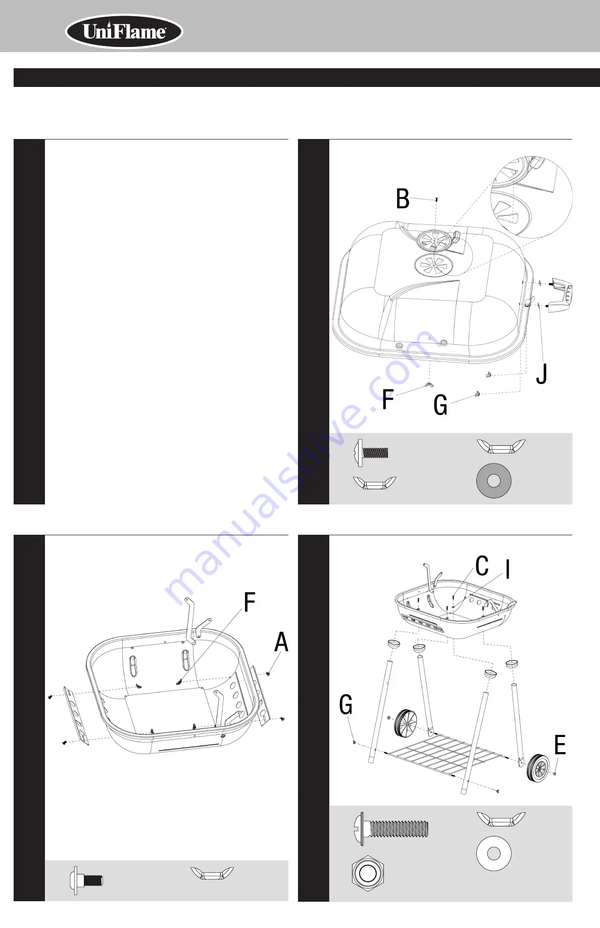 Uniflame CBC911W Owner'S Manual Download Page 4