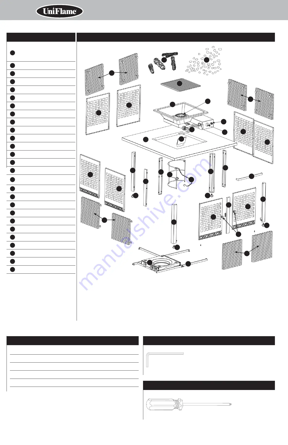 Uniflame GAD1200B Owner'S Manual Download Page 4