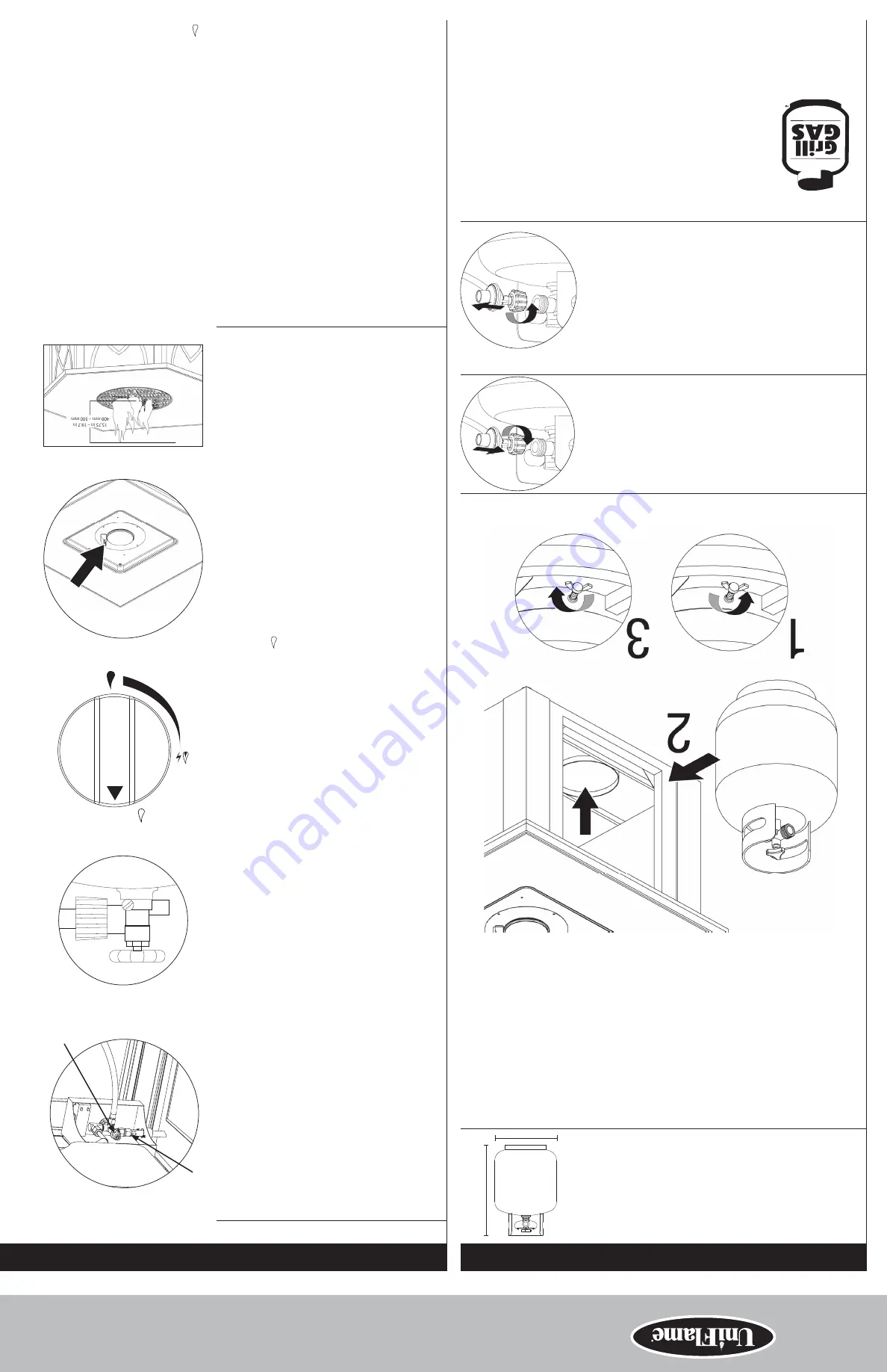 Uniflame GAD1338SP Owner'S Manual Download Page 11