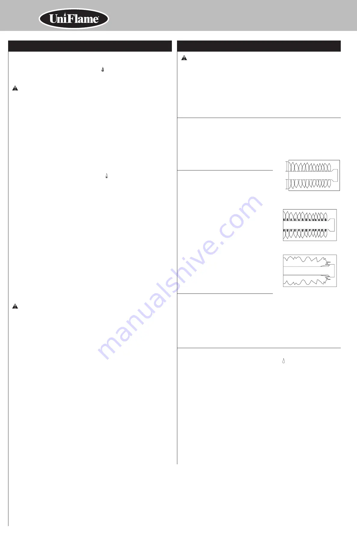 Uniflame GBC1025WE-C Owner'S Manual Download Page 22