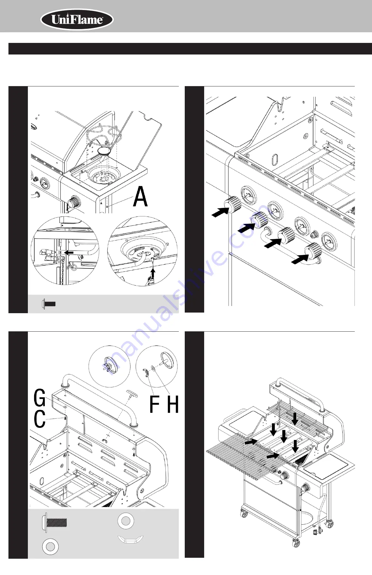 Uniflame GBC940WIR-C Owner'S Manual Download Page 8