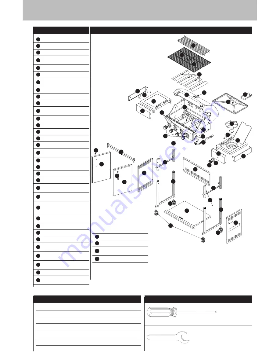 Uniflame GBC956W1NG-C Owner'S Manual Download Page 17