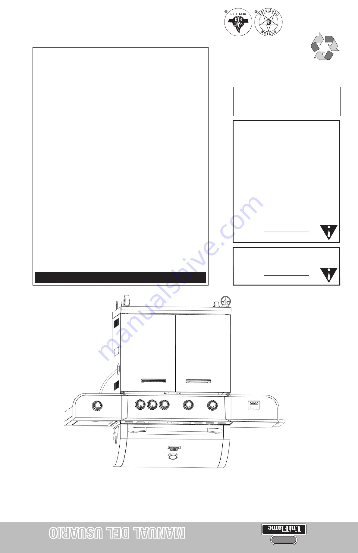 Uniflame GBC976W Скачать руководство пользователя страница 28