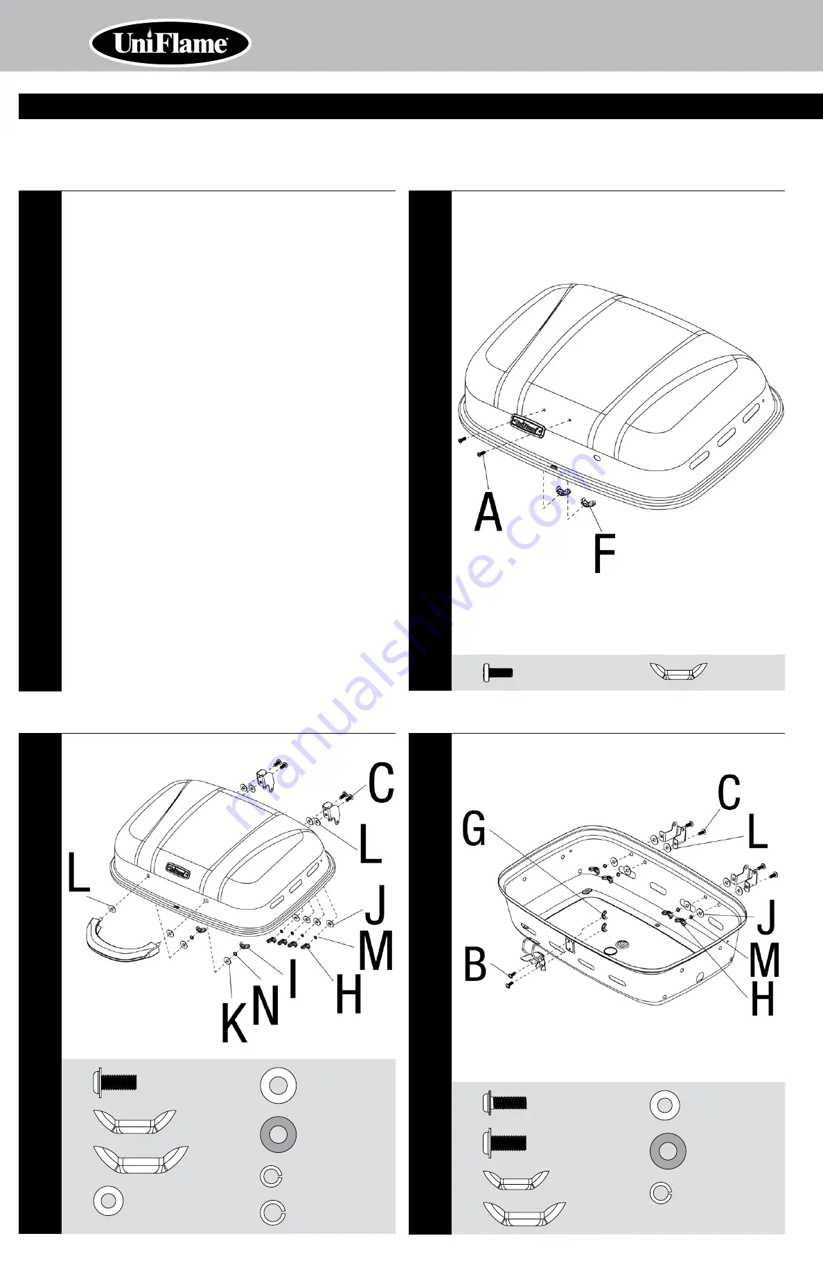 Uniflame GBT1111W-C Owner'S Manual Download Page 4