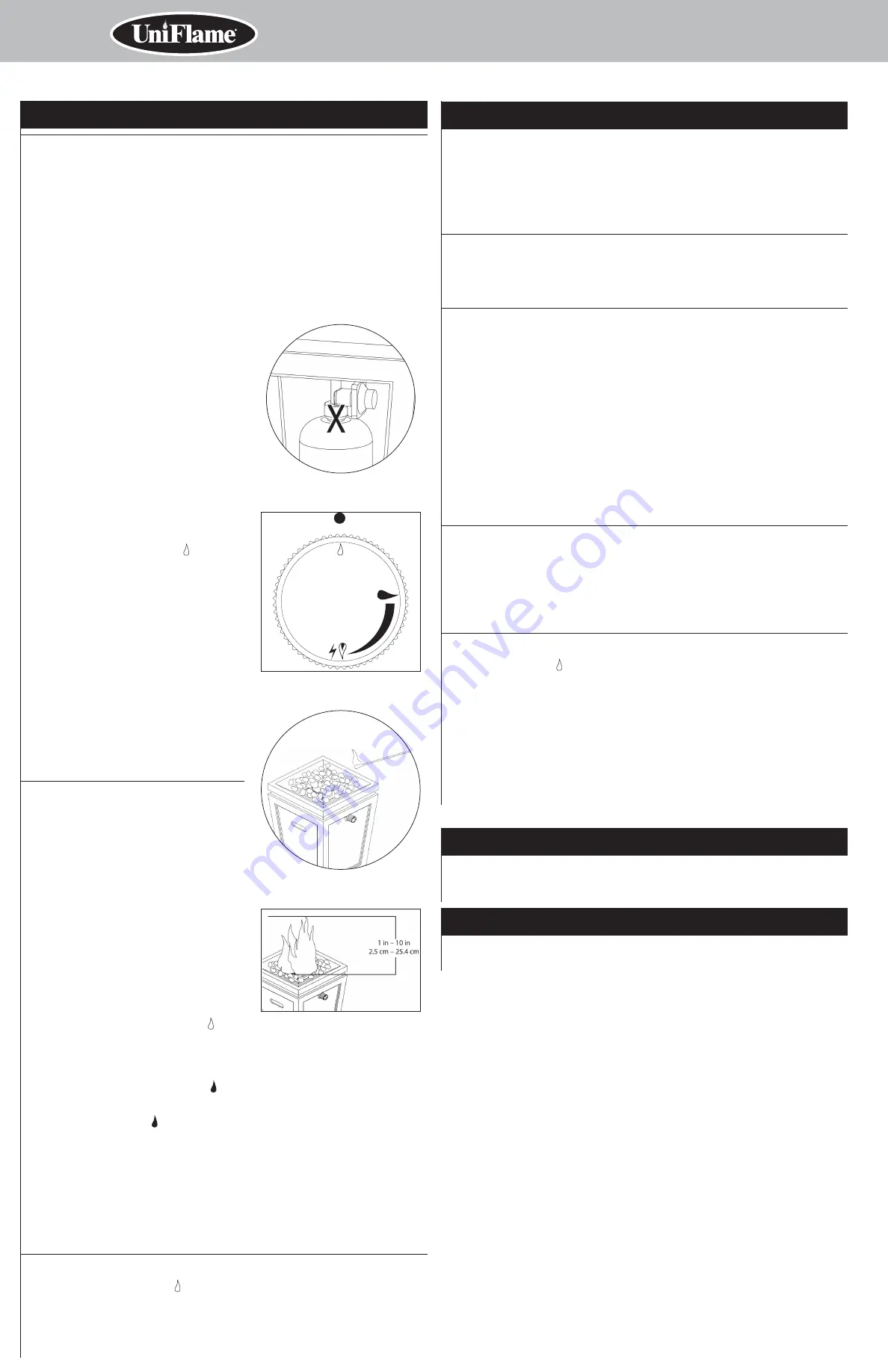 Uniflame GLT1332SP Скачать руководство пользователя страница 6