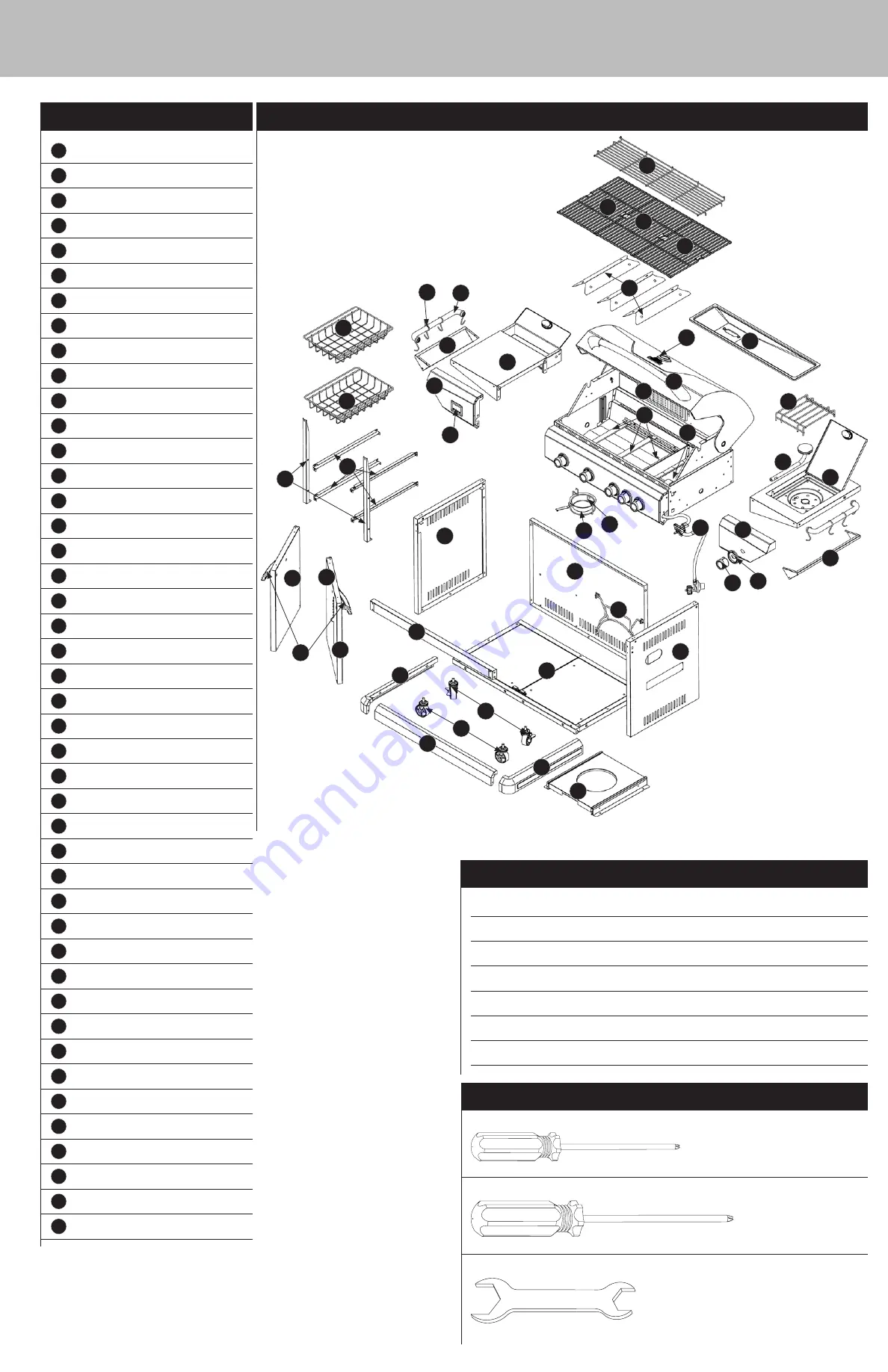 Uniflame Gold GBC873W-C Owner'S Manual Download Page 3