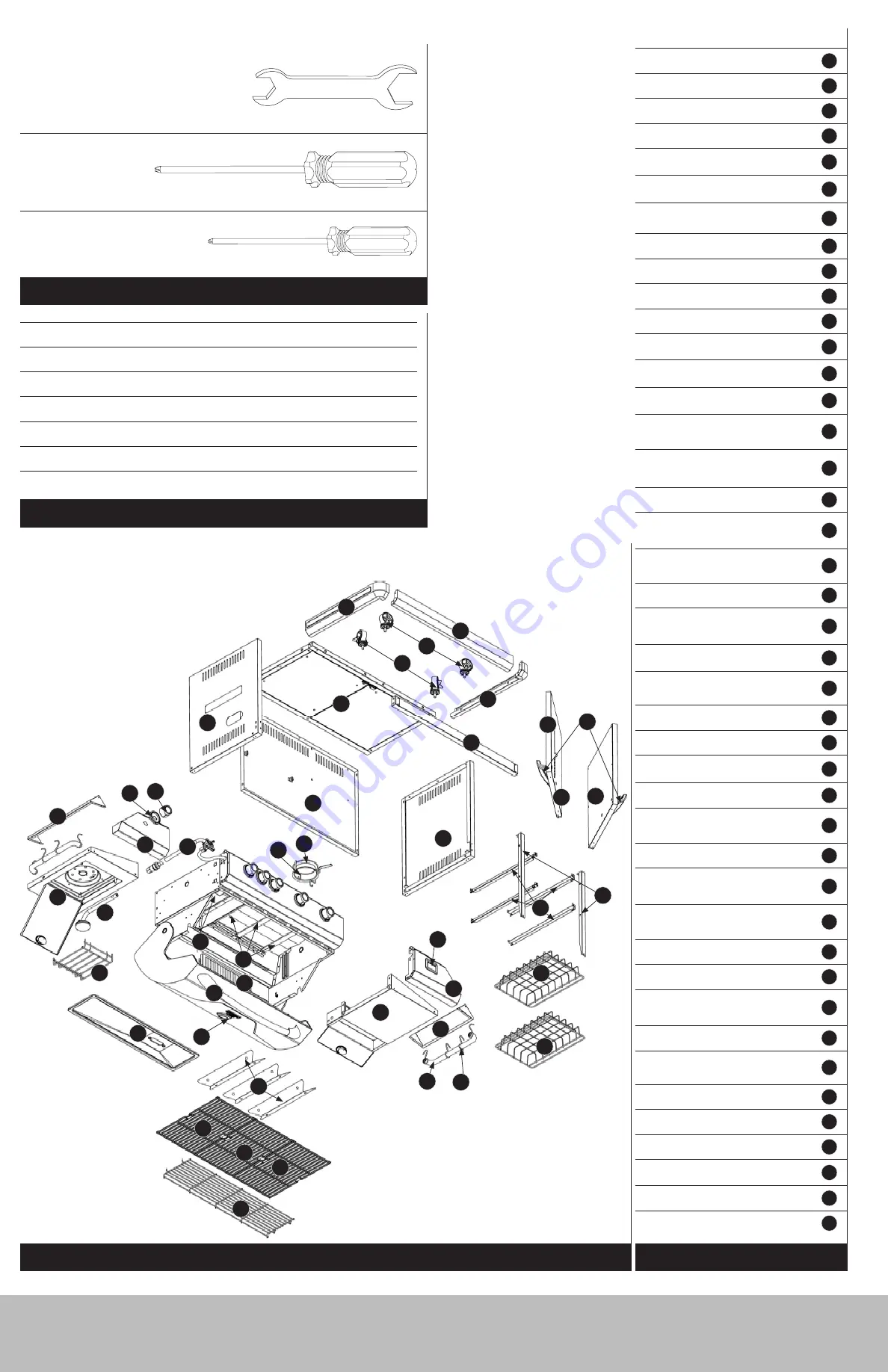 Uniflame Gold GBC873WNG Owner'S Manual Download Page 30