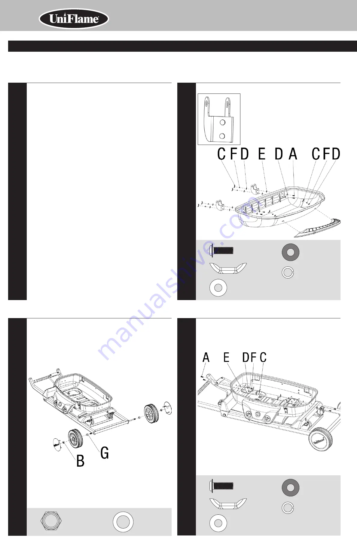 Uniflame GTC1000W-C Owner'S Manual Download Page 4