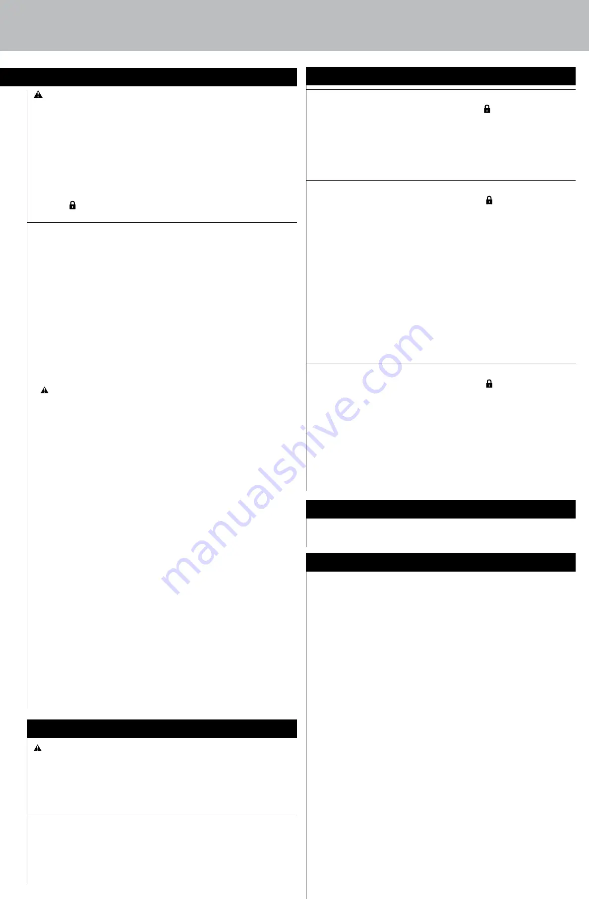 Uniflame GTC1205WHL-C Owner'S Manual Download Page 19