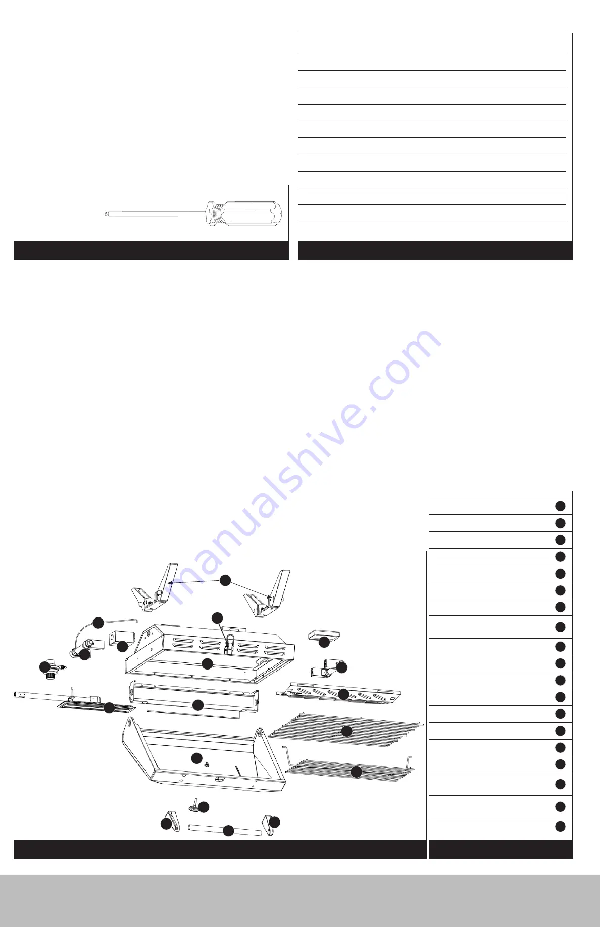 Uniflame HBT920W Owner'S Manual Download Page 14